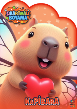 Kapibara Zamanı – Çıkartmalı Boyama Kitabı