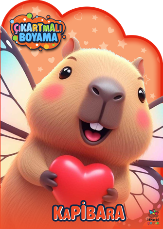 Kapibara Zamanı – Çıkartmalı Boyama Kitabı