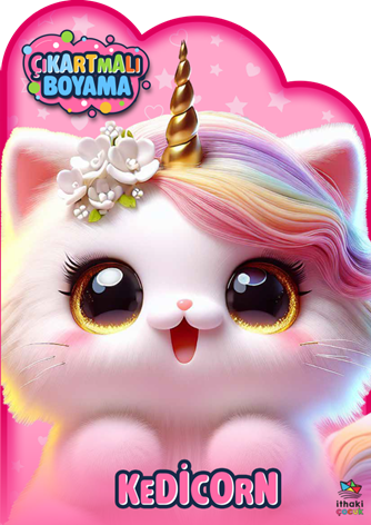 Kedicorn Zamanı – Çıkartmalı Boyama Kitabı