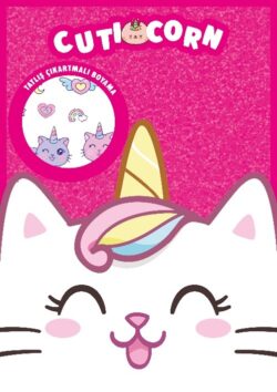 CUTICORN Çıkartmalı Boyama Kitabı