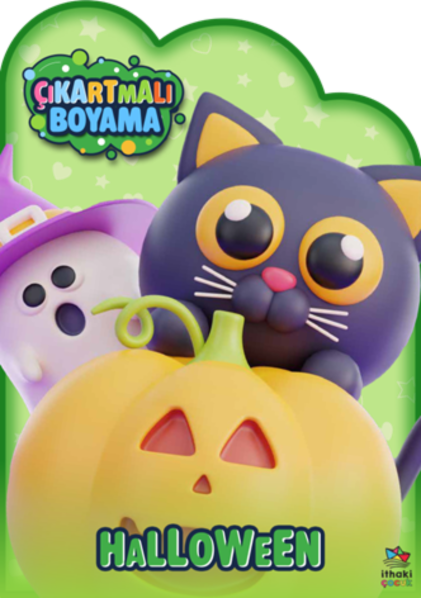 Resim HOLLOWEEN ZAMANI - ÇIKARTMALI BOYAMA KİTABI