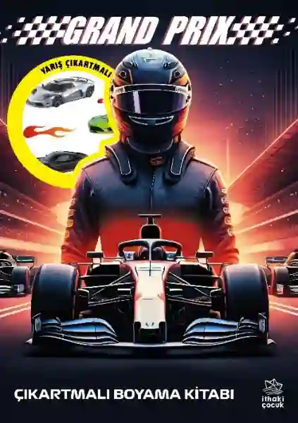 Resim GRAND PRIX ÇIKARTMALI BOYAMA KİTABI